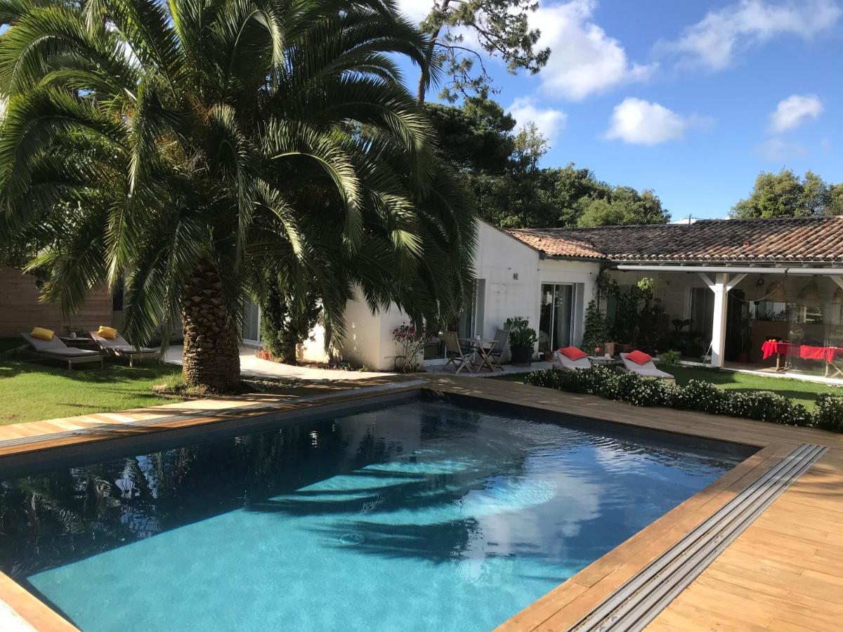 La Maison De La Dune - Chambres Climatisees - Jacuzzi 1Ere Seance Offerte - Piscine Chauffee Avec Abri Amovible - Plage Situee A 200M, Acces Direct Par Le Bois La Couarde-sur-Mer Dış mekan fotoğraf
