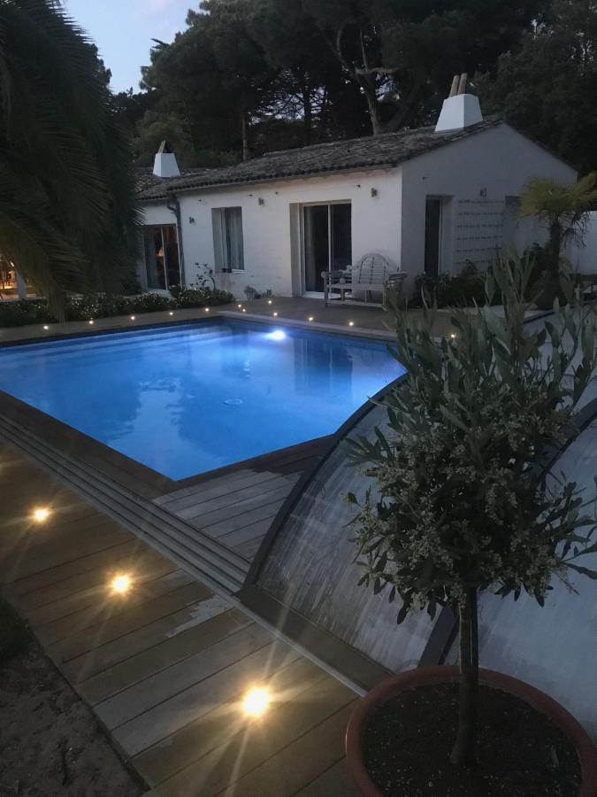 La Maison De La Dune - Chambres Climatisees - Jacuzzi 1Ere Seance Offerte - Piscine Chauffee Avec Abri Amovible - Plage Situee A 200M, Acces Direct Par Le Bois La Couarde-sur-Mer Dış mekan fotoğraf