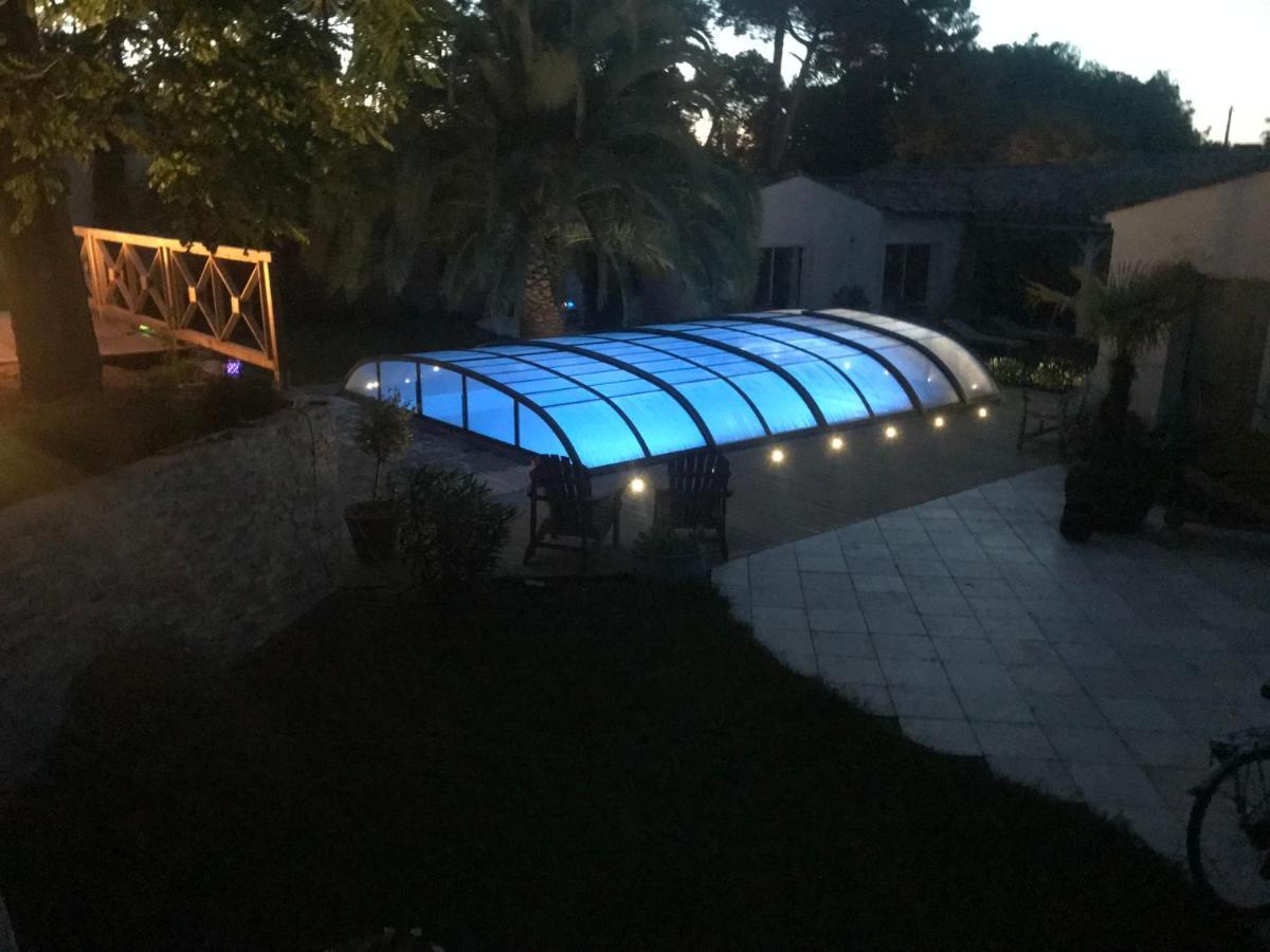 La Maison De La Dune - Chambres Climatisees - Jacuzzi 1Ere Seance Offerte - Piscine Chauffee Avec Abri Amovible - Plage Situee A 200M, Acces Direct Par Le Bois La Couarde-sur-Mer Dış mekan fotoğraf