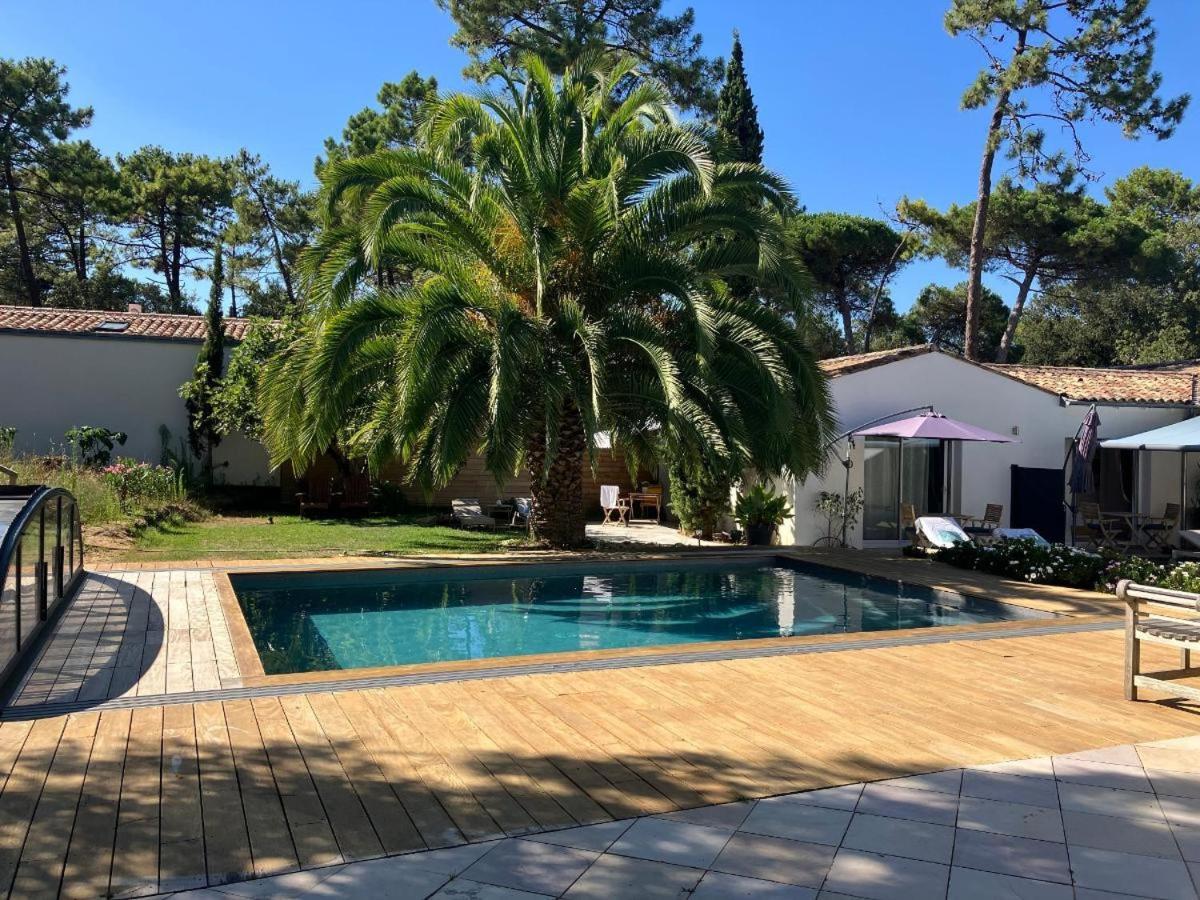 La Maison De La Dune - Chambres Climatisees - Jacuzzi 1Ere Seance Offerte - Piscine Chauffee Avec Abri Amovible - Plage Situee A 200M, Acces Direct Par Le Bois La Couarde-sur-Mer Dış mekan fotoğraf